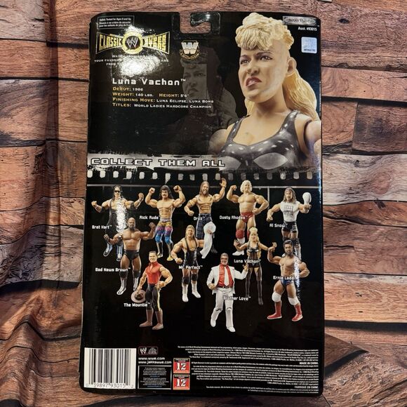 Luna Vachon WWE Classic Superstars S 13 Jakks Pacific Wrestling Action Figure - Picture 3 of 7